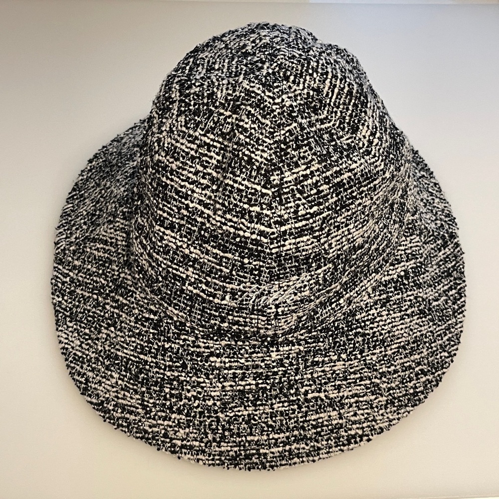RARE KITH bucket hat black white cotton hat limited